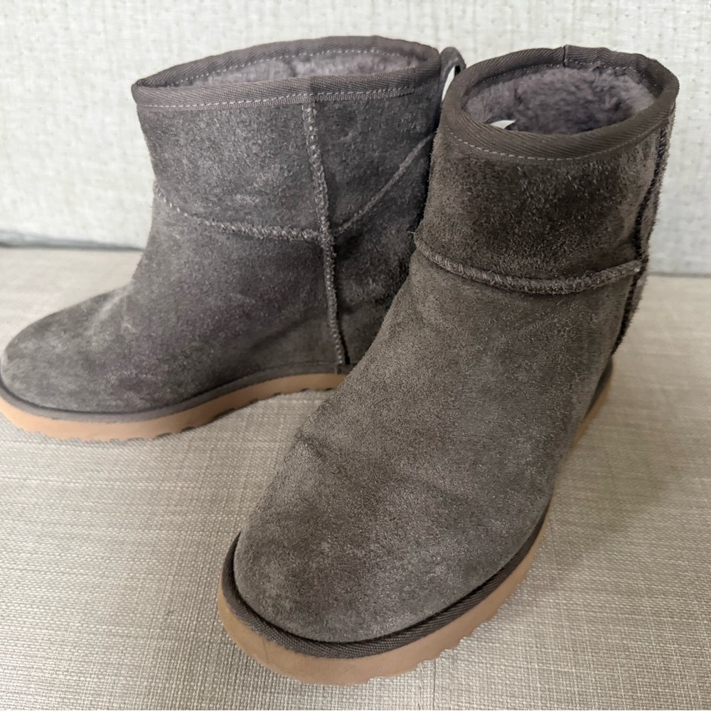 Ugg Gray Suede Winter Boots
